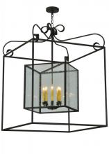 2nd Avenue Designs White 127430 - 36"Sq Kitzi Box Pendant