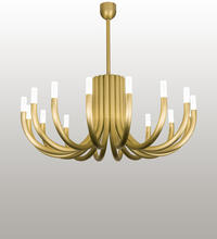 2nd Avenue Designs White 243096 - 48" Wide Heloise 16 Light Chandelier