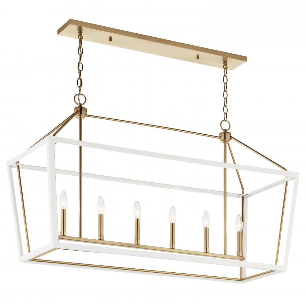 Linear Chandelier 6Lt : 3406G7Q4 | Arizona Lighting Co. of Yuma, Inc.