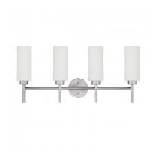 URBAN33 F12804-80 - 4 Light Wall Sconce Opal Glass BSN