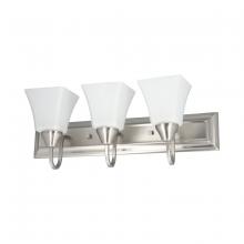 URBAN33 F12683-53 - 3lt-100w MB Sconce Frstd Square Milk Gls