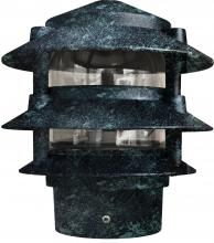 Dabmar D5305-LED4-VG - PAGODA FIX 3 TIER 6" TOP 3"BASE 4W LED 120V