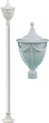 Dabmar GM4801-LED9-W - RACHEL POST LIGHT FIX LED 9W 85-265V