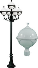 Dabmar GM9705-LED6-W - NATALIE POST FIVE LIGHT FIX 5X6W LED A60 120V