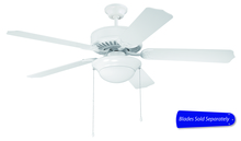 Craftmade C209W - 52" Pro w/LED Light Kit, Blade Options