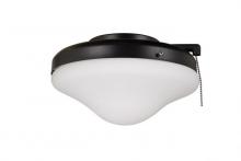 Craftmade ELK113-1FB-W - 2 Light Outdoor Bowl Light Kit in Flat Black