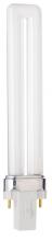 Satco Products Inc. S6706/TF - 9 Watt; pin-based Compact Fluorescent; 2700K; 82 CRI; G23 base; Shatter Proof