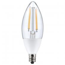 Satco Products Inc. S11478 - 5 Watt B11; Dusk to Dawn LED; 5000K; Candelabra Base; 120 Volt; 90 CRI; With Photocell