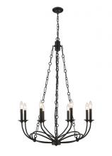 Z-Lite 3500-8MB - 8 Light Chandelier