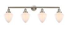 Innovations Lighting 215-SN-G661-7 - Bullet - 4 Light - 46 inch - Brushed Satin Nickel - Adjustable Bath Vanity Light