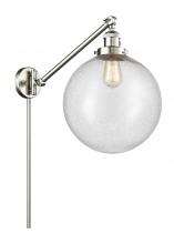 Innovations Lighting 237-SN-G204-12 - Beacon - 1 Light - 12 inch - Brushed Satin Nickel -Adjustable Swing Arm