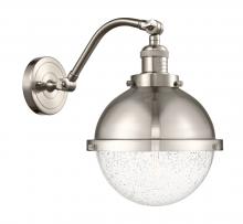 Innovations Lighting 515-1W-SN-HFS-84-SN - Hampden - 1 Light - 9 inch - Brushed Satin Nickel - Adjustable Sconce