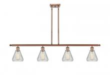 Innovations Lighting 516-4I-AC-G275-LED - Conesus - 4 Light - 48 inch - Antique Copper - Cord hung - Island Light