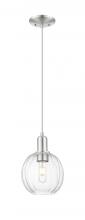 Innovations Lighting 716-1P-SN-G458-7CL - Preston - 1 Light - 6 inch - Brushed Satin Nickel - Cord hung - Mini Pendant