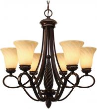 Golden 8106-6 CDB - 6 Light Chandelier